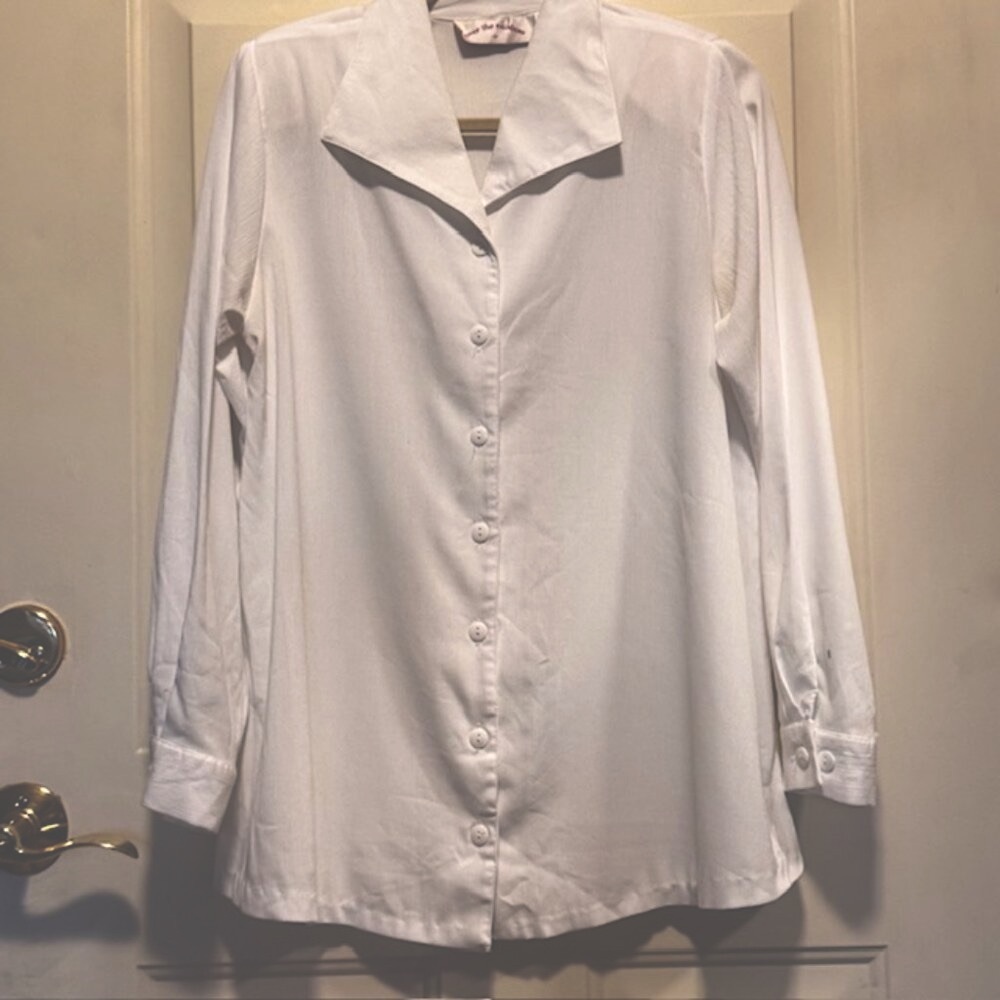 Over the Rainbow Maternity Blouse Shirt sz S